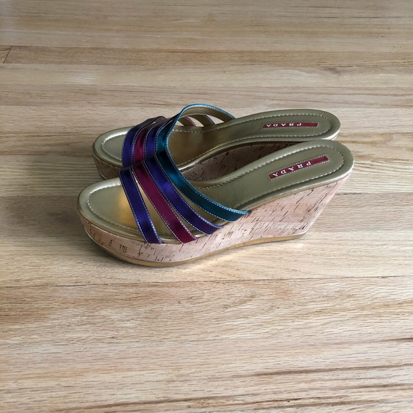 Prada multicolored wedges - Picture 3 of 8